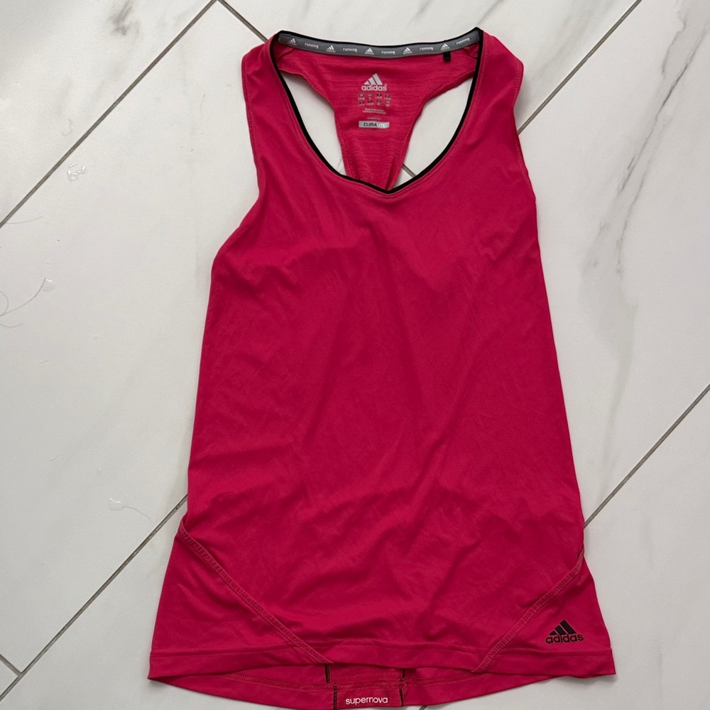 Adidas Fuchsia Racerback Tank